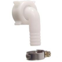 Winkelverschraubung 3/4 mit Schelle Schlauchanschluss 10 mm Schelle - Cornat