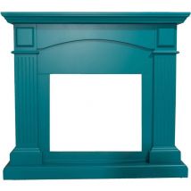 Cornice Blu Turchese Caminetto Cetona Cm 102,2x113,7x28,2 Sined Cornice Camino Cetona Turchese