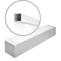 NMC - L1-box arstyl Noel Marquet 1 Scatola 8 pezzi Cornice di copertura modanatura tipo stucco design moderno bianco 16 m