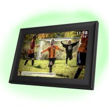 Denver Electronics - Denver Frame Digital Photo De 10.1 Pollici, Con Ambient Led Light - Hd - Frame De Electronic Photo - Frameo App - Ips Touchscreen