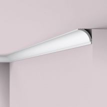 Noel&marquet - Cornice moulding nmc WT16 wallstyl Noel Marquet Ceiling moulding Stucco moulding Decorative moulding timeless classic design white 2 m