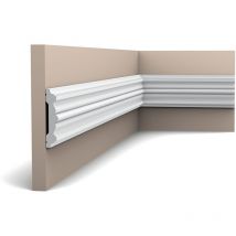 Binario piatto classico con motivo lineare P9020
