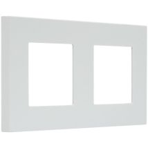 Cornice Pc 2 Moduli Modern Bianco Per Interruttore Modern