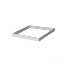 Cornice quadrata per montaggio a superficie per pannello led 600x600mm Argento