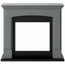 Cornice Per Caminetti Gio Grigia Cm 107,2x95,2x24,5 Fuego Cornice Caminetto Gio Grigia