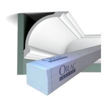 C338 Corniche plafond polyuréthane Orac Decor - 18x18x200cm (h x p x l) - moulure décorative polyuréthane Carton complet