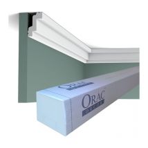 CB531 Corniche plafond Orac Decor - 4,2x2,6x200cm (h x p x l) - polystyrène Carton complet