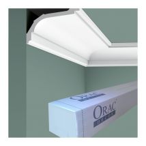 Orac - C220 Corniche plafond Decor - 7,5x11,5x200cm (h x p x l) - moulure décorative polyuréthane Pack 2 pièces