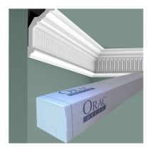 C304 Corniche plafond Orac Decor - 12x7x200cm (h x p x l) - moulure décorative polyuréthane Carton complet