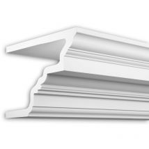 Profhome Decor - Corniche Profhome 431201 Profil de façade Moulure décorative Moulure décorative style Néo-Classicisme blanc 2 m