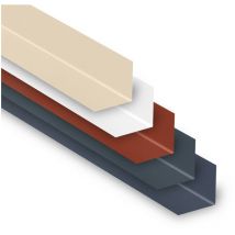 Cornière 80x80 angle rentrant 90° acier laqué 2100 mm Coloris: Bleu Ardoise RAL 5008