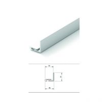 Seed Gammiste - Cornière basse de placard coulissant CCLA/25 - 2550 mm - blanc