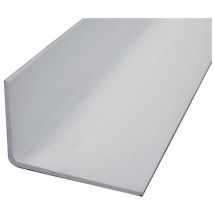 Cornière inégale - profil en l asymétrique pvc longueur 2,6m finition blanc 30 x 60mm Prunier