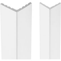 Cornières de protection en hdps - polystyrène haute densité, extrêmement robuste Cosca 50 Mètres / 25 Bandes, CA2 - 18 x 18 mm