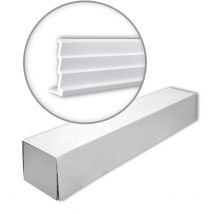Profhome 150145 1 caja 2 piezas Cornisa 4 m