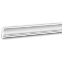 Profhome Decor - Cornisa 150158 Profhome Moldura decorativa Perfil de estuco estilo Neoclasicismo blanco 2 m