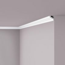 Cornisa NMC f nomastyl Noel Marquet Moldura decorativa Perfil de estuco diseño moderno blanco 2 m