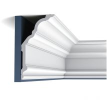 Orac - Cornisa Moldura Perfil de estuco Decor C340 luxxus Elemento decorativo para pared y techo 2 m