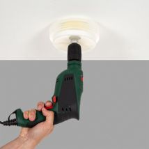 Ledkia - Corona di Foratura per Downlight con Collettore di Polvere Diversi Diametri Giallo