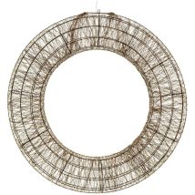 Lotti Importex - Corona 3D Marrone ø 110cm hdm 15000 MicroLED bianco caldo e bianco freddo