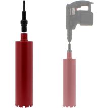 Corona diamantata ø 116 mm con adattatore per trapano e perforatore SDS-plus