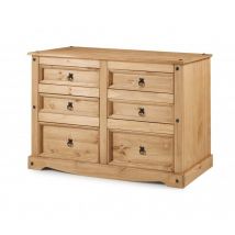 Mercers Furniture - Corona Low 3+3 Wide Chest