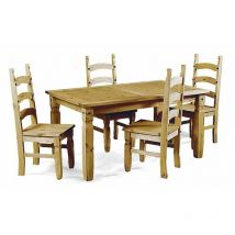 Corona Small Extending Table & 4 Chairs