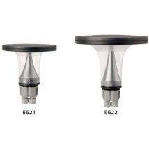 Goccia illuminazione corpo lampada cantharellus led luce naturale 4000k 20w diametro 200mm ip65 grafite 5522gr4k