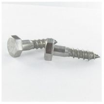 Tirefonds Inox A2 8X50-30 pièces