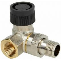 Oventrop - Corps de vanne a, angle 1/2'' sans préréglage, nickelé