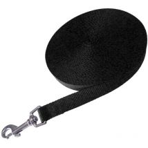 Correa de adiestramiento Gloria negro 1.5 cm x 5m