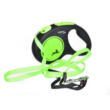 Correa Flexi New Neon s Cinta 5M Verde neón
