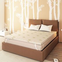 Baldiflex - Topper Memory Foam Fresh Correttore Materasso 7 cm con Fodera Aloe Vera Singolo misura 80x200 cm