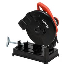 YATO Sierra circular profesional de metal, 2450 W, arranque suave, 0-45°, 4000 rpm, sierra tronzadora de metal