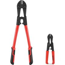 Max Power - Cortador de Pernos, maxpower 2 Piezas cortabulones compacto de 8 pulgadas y 18 pulgadas para cortar metales ferrosos