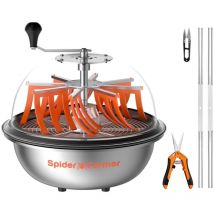 Spider Farmer - Tagliafoglie a ciotola da 16' con lame seghettate per idroponica, defogliatore manuale