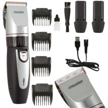 Camry - Cortapelos mascotas titanio hoja cerámica 35W - Negro/Níquel
