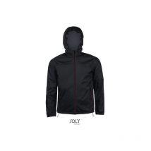 Sol's - Cortavientos Unisex Forrado skate xxl Negro / Gris Oscuro