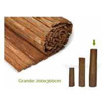 Cañizo de corteza de abeto. Rollo 200x300cm doble cara