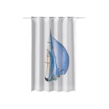 Cortina baño estampado velero 180 x 200 cm poliester Atenas