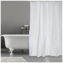 Cortina de baño poliester 120X200 blanco