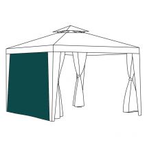 Cortinas de Exterior para Gazebo con Ojales, Cortinas Resistentes al Agua y al Viento para Balcón de Jardín, Proteccion Solar y Duradera Cortina