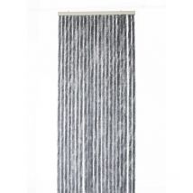 Werka Pro - Cortina de chenilla gris oscuro lisa 120 x 220 cm