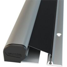 Athmer - Cortina enrollable con cierre de dedo nr 26 resistente al agua L.1925 mm uso exterior aluminio, anodizado plateado