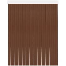 Cortinas de Exterior Impermeables – Cortinas Antimoscas para Terrazas y Porche 80 x 240 cm (Diana - Marrón) - Jardin202