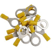 Cose gialle isolate ad occhio tondo 13 mm - 25 pz.