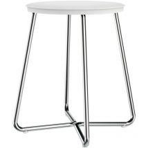Cosmic - Architect tabouret salle de bain tabouret douche siège de douche chrome blanc mat