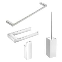 Cosmic Bath Life Pack Con Portascopino, 2 Appendini, Portarotolo E Portasalviette Wjc229p0761000