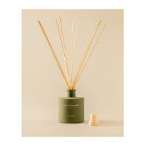 Essentials Parfum d&39ambiance Mikado WJC292A0110418 avec bâtonnets, 60 x 60 x 70 mm, olive - Cosmic