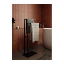 Essentials Handtuchständer WJC292A0108036 320 x 830 x 200 mm, debout, noir mat - Cosmic